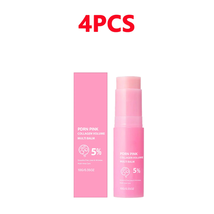 Collagen Moisturizing Cream Stick Hydrating Non-Greasy Instant Touch-Ups for Dewy Plump Skin Radiant Finish Korean Cosmetics